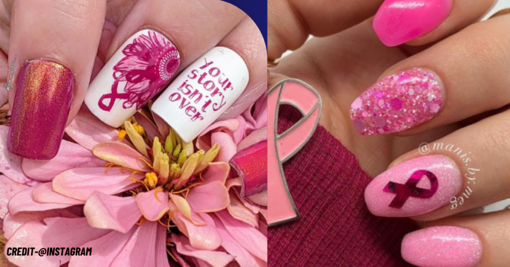 Breast Cancer Nail Designs