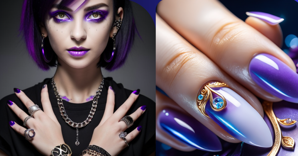 Purple Nail Designs